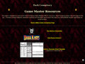 Détails : Dark Conspiracy - Game Master Resources