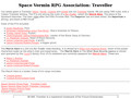 Détails : Space Vermin Rpg Association: Traveller
